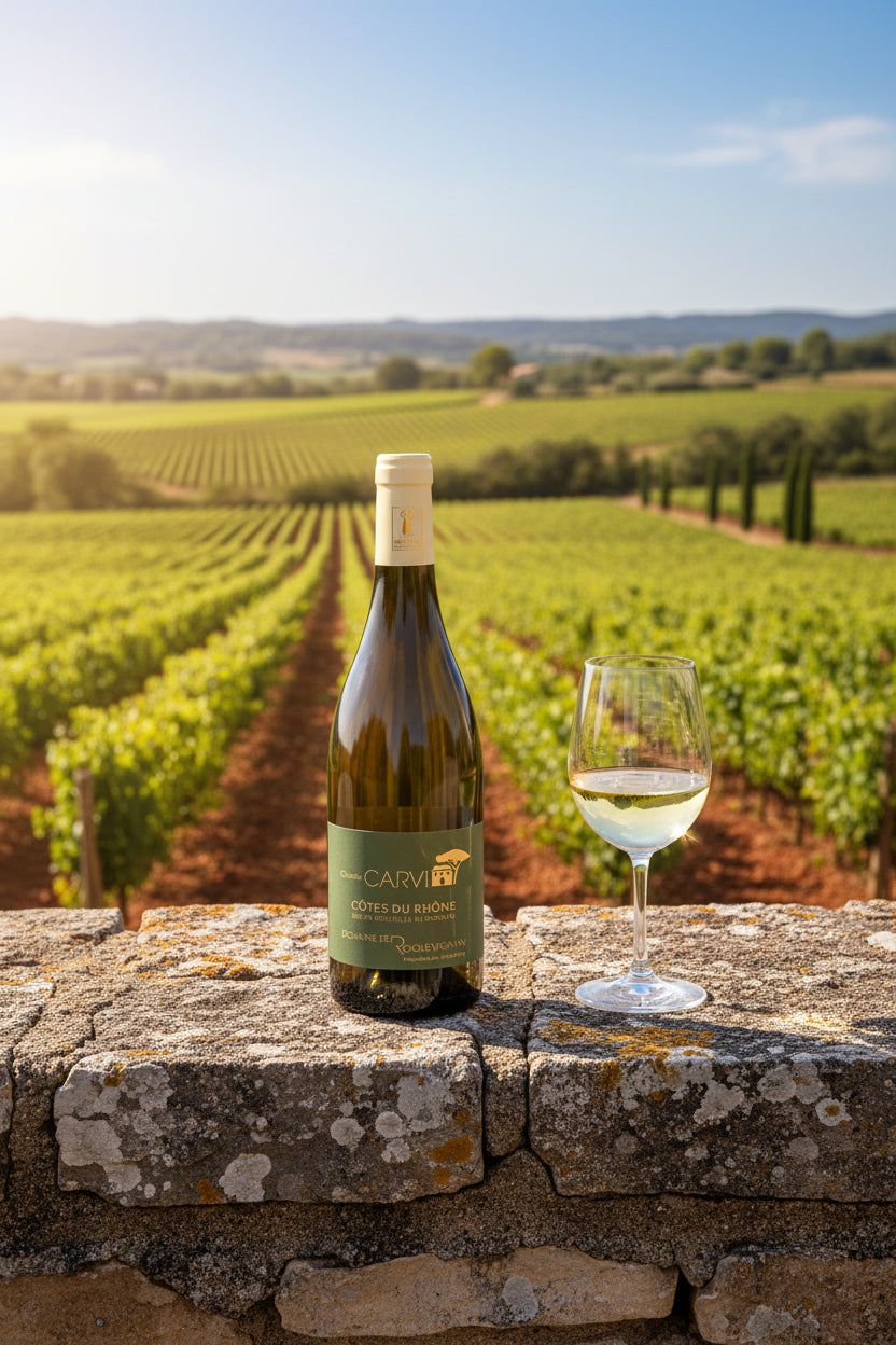 Domaine de Roquevignan - Cuvée "Carvi" - Côtes du Rhône - AOC Blanc