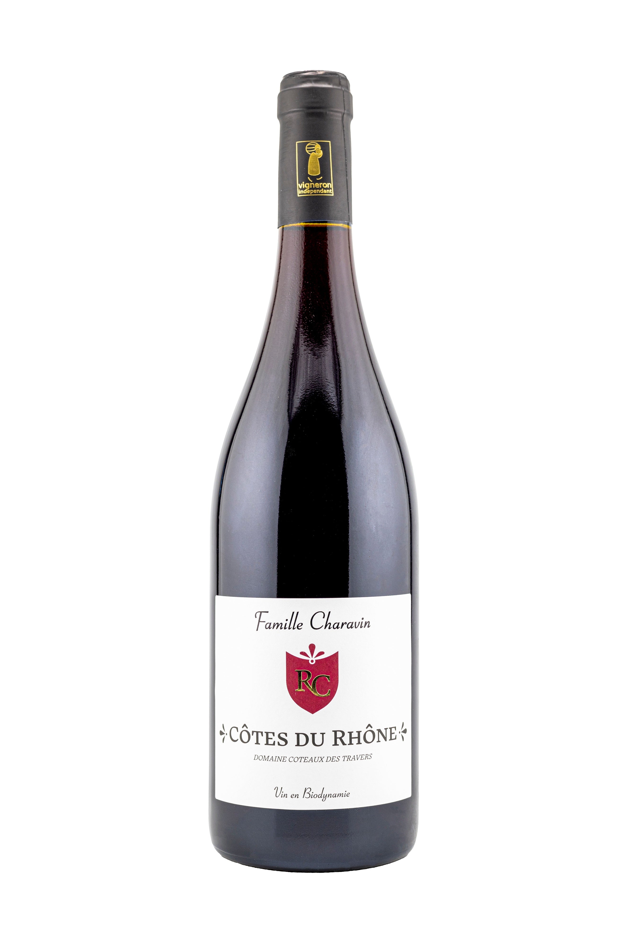 Domaine Coteaux des Travers "Famille Charavin" - Côtes du Rhône - AOC Rouge